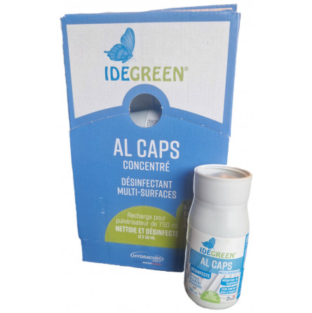 AL CAPS désinfectant multi-surfaces concentré - Recharge de 50 mL