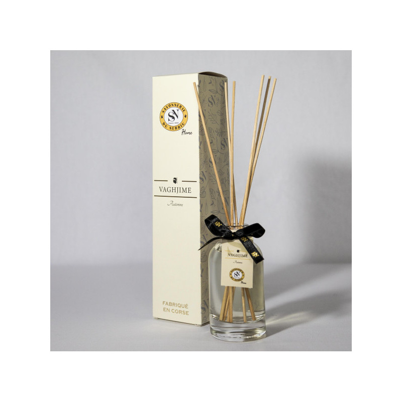 Diffuseur d'ambiance Mikado - Vaghjime (Automne) Savonnerie du Nebbiu