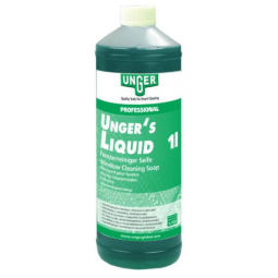 Liquide UNGER – Savon Vitres Concentré 1:100 pour Nettoyage Sans Traces 1L | FR100