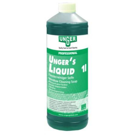 Liquide UNGER – Savon Vitres Concentré 1:100 pour Nettoyage Sans Traces 1L | FR100