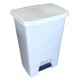 Poubelle a pedale GENTRY 45L blanc