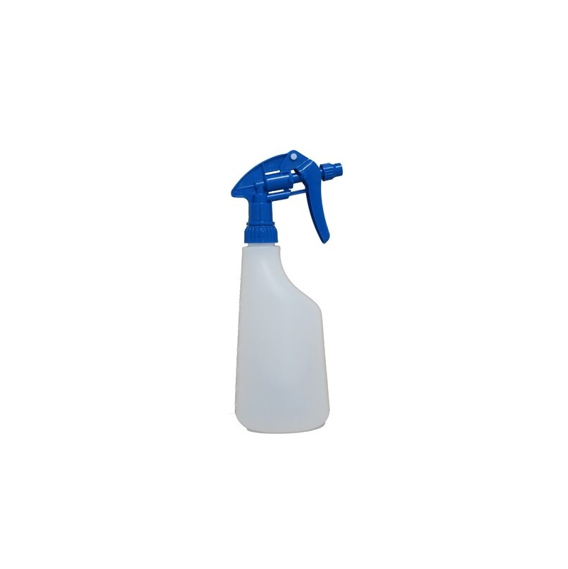 Vaporisateur complet flacon 600ml tete de pistolet bleu
