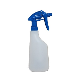 Vaporisateur complet flacon 600ml tete de pistolet bleu