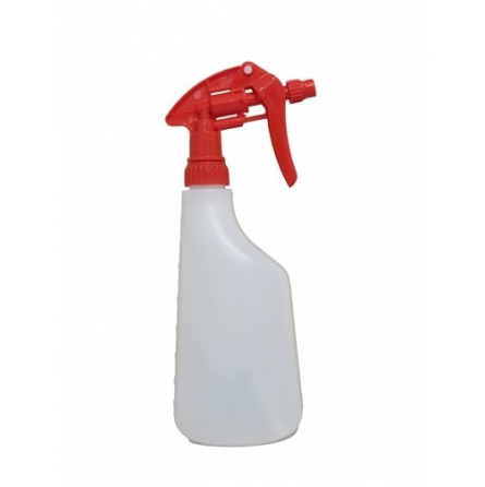 Vaporisateur complet flacon 600ml tete de pistolet rouge