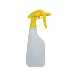 Vaporisateur complet flacon 600ml tete de pistolet jaune