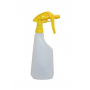 Vaporisateur complet flacon 600ml tete de pistolet jaune
