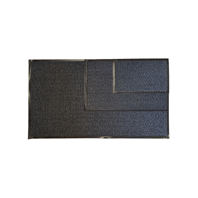 Tapis antipoussière gris 60 x 90cm