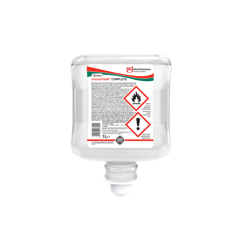 InstantFoam 1L – Mousse hydroalcoolique désinfectante pour les mains, sans rinçage | SC Johnson