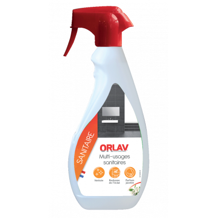 Multi-usage sanitaire ORLAV fleurs blanches et jasmin Nettoyant