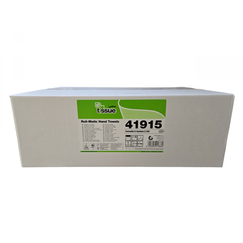 Papier essuie-mains recyclé en rouleaux de 150m pour AUTOCUT - 2 plis