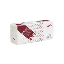 Serviette 30 x 33cm - 1 pli - Blanc - Colis de 8000