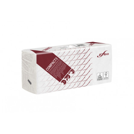 Serviette 30 x 33cm - 1 pli - Blanc - Colis de 8000