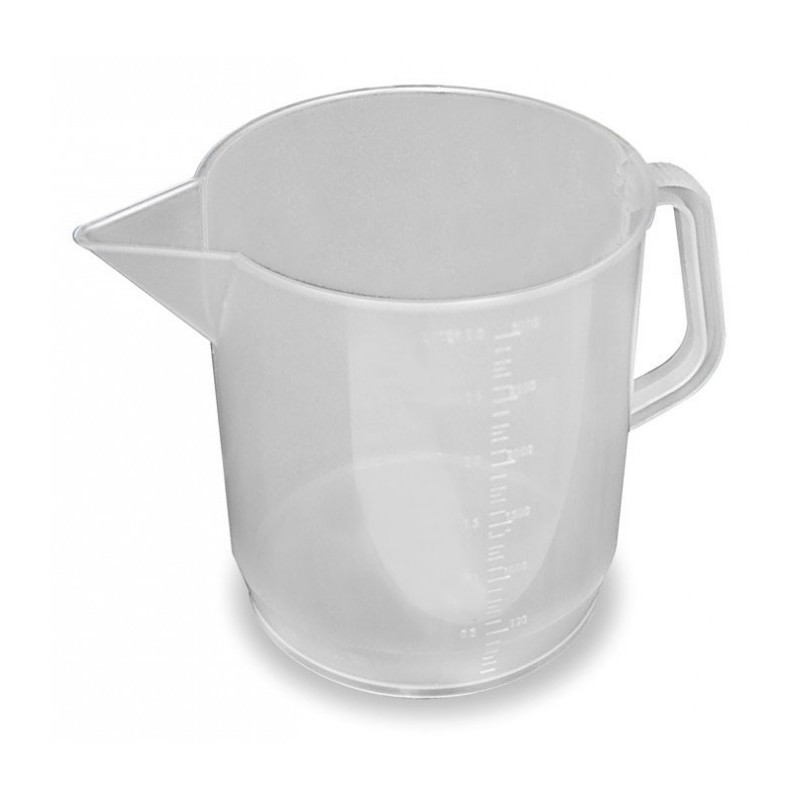 Carafe graduée 3L en polypropylène pour imprégnation des franges