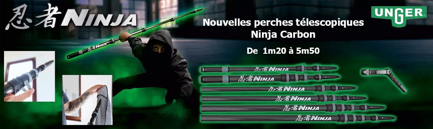 Nouvelle Gamme Ninja perches carbon
