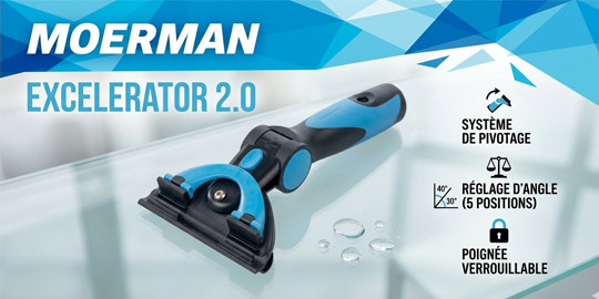 Poignee Excelerator 2.0 avec système de reglage MOERMAN